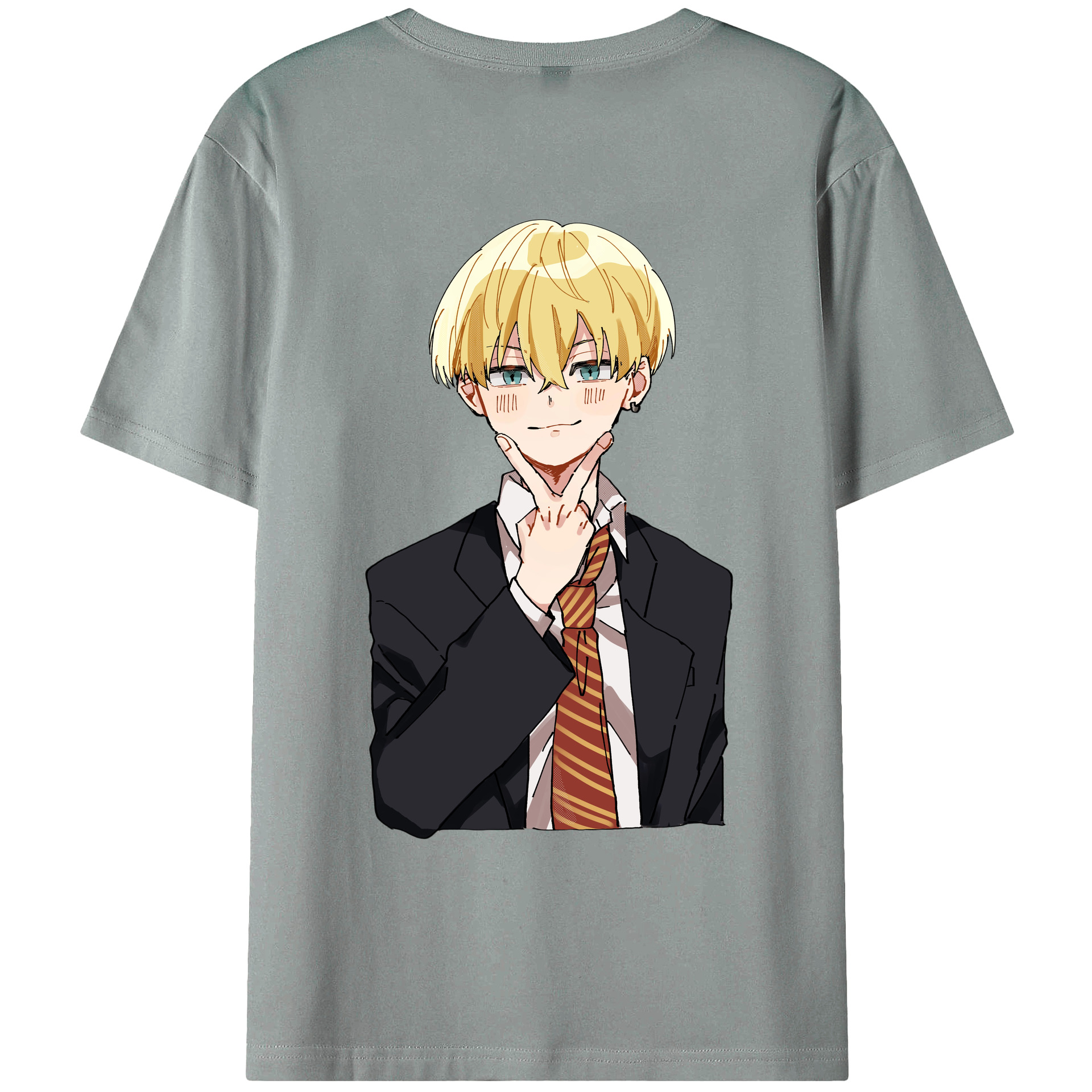 （画像用） 東京リベンジャーズ Tokyo Revengers 綿100％ メンズ半袖Tシャツ（バックプリント） 通気性